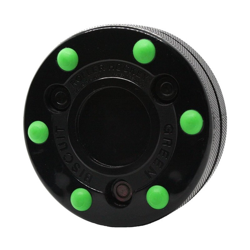 GREEN BISCUIT Roller Hockey Off Ice Training Hockey Puck