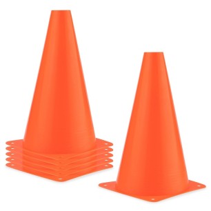 AVENTO Slalom Cones 6 Pack 23cm