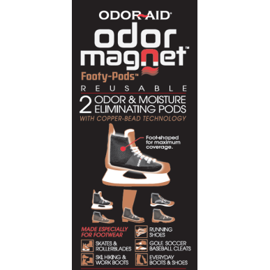 ODOR AID Magnet Footy Pods Smakas un mitruma izolējošie ielikņi