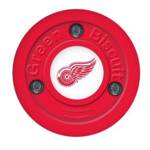 Green Biscuit Detroit Red Wings Off Ice Шайба