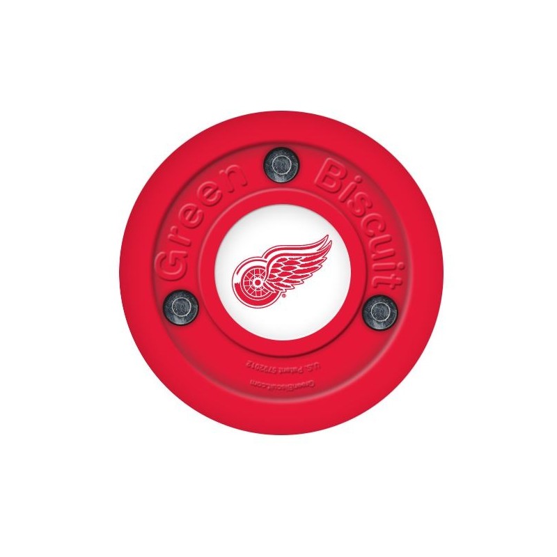 Green Biscuit Detroit Red Wings Off Ice Шайба