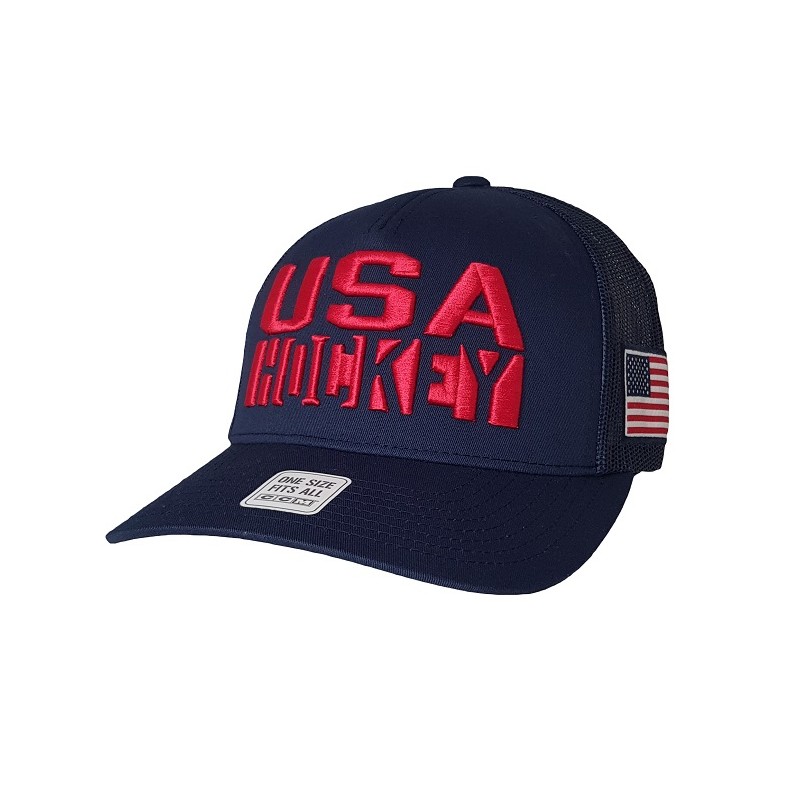 CCM USA Hockey Mesh Snapback HTR32BUS