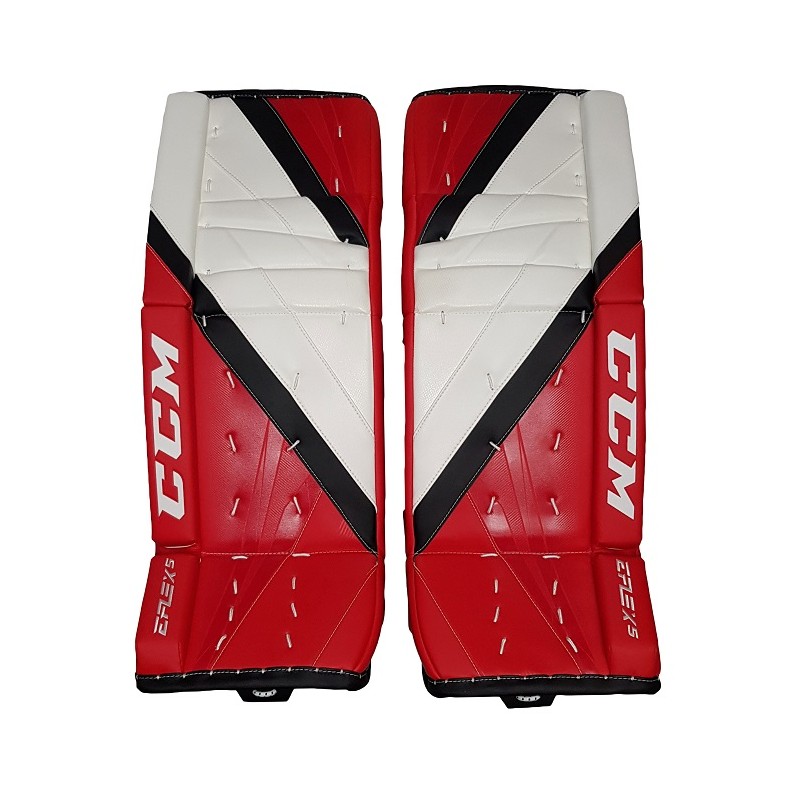 CCM Extreme Flex 5 PRO STOCK Intermediate Goalie Leg Pads