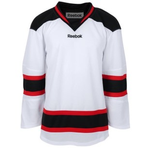 Reebok New Jersey Devils Edge Adult Хоккейная Майка Гостевая