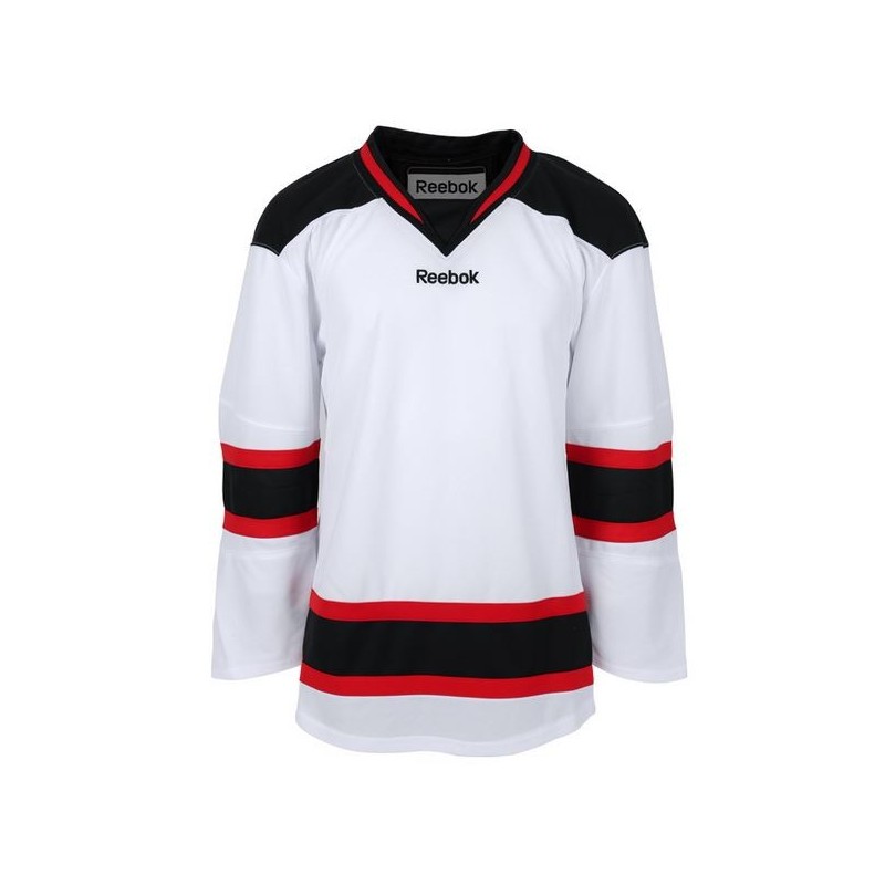 Reebok New Jersey Devils Edge Adult Хоккейная Майка Гостевая