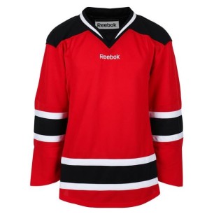 Reebok New Jersey Devils Edge Adult Хоккейная Майка Домашняя