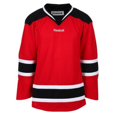 Reebok New Jersey Devils Edge Adult Хоккейная Майка Домашняя