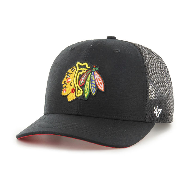 BRAND 47 Chicago Blackhawks Snapback летняя шапка H-BLPTR04GWP-BK