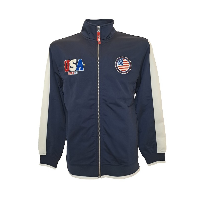 CCM Pieaugušo USA Full Zip Džemperis