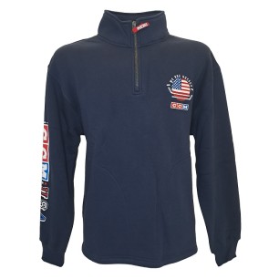 CCM Pieaugušo We Are Hockey USA 1/4 Zip Džemperis