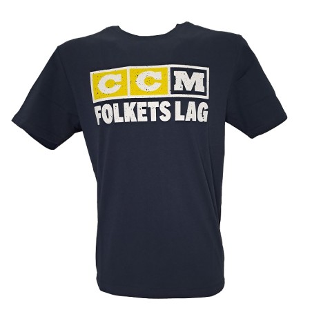 CCM Pieaugušo Flag Tee Sweden Team Folketslag T-krekls