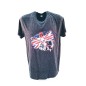 HOKEJAM.LV Pieaugušo Goalkeeper Logo United Kingdom T-Krekls