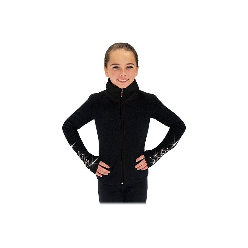 Chloe Noel JS883P Youth Elite Polartec Fleece Contrast Daiļslidošanas Jaka