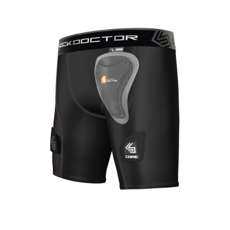 SHOCK DOCTOR Women Core Hockey Short with Pelvic Protector 366