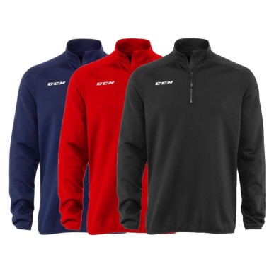 CCM Junior Locker Room 1/4 Zip Sweatshirt