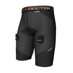 SHOCK DOCTOR Pieaugušo X-Fit Hokeja Kompresijas Šorti ar Aircore Hard Cup 378