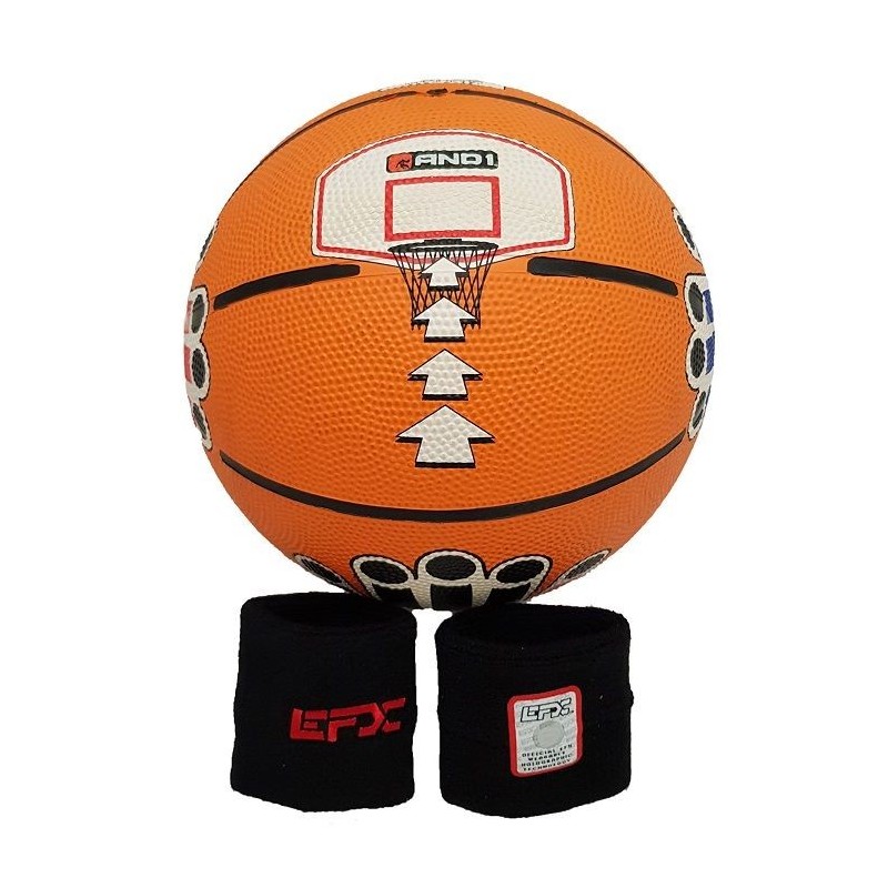 EFX Performance Sweatbands + AND1 Basketball Ball SIZE 5