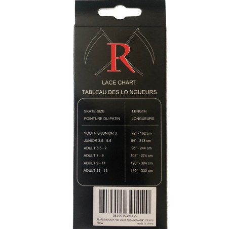 REAPER Pro Hockey Skate Wax Laces