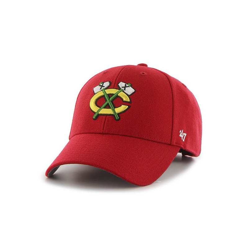 BRAND 47 Chicago Blackhawks MVP Strapback Vasaras Cepure H-MVP04WBV