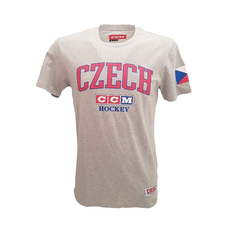 CCM SS Tee Czech Republic Pieaugušo T-Krekls