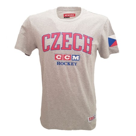 CCM SS Tee Czech Republic Pieaugušo T-Krekls