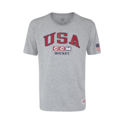 CCM SS Tee USA Senior T-Shirt