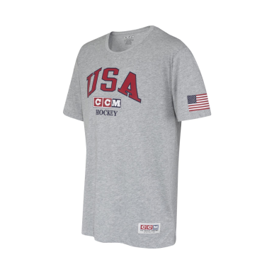 CCM SS Tee USA Senior T-Shirt