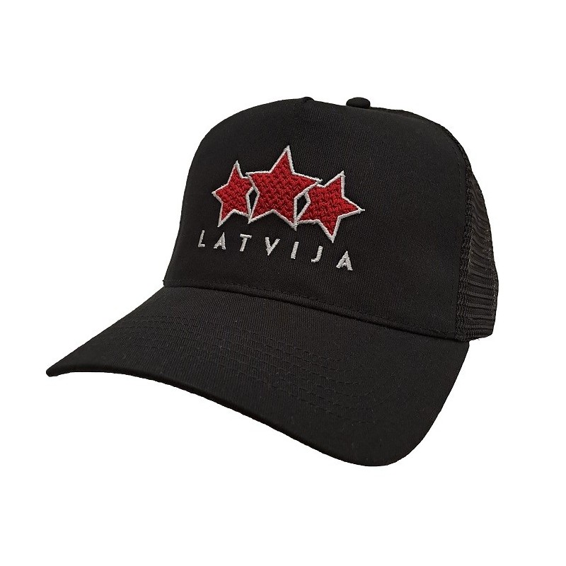 Adult Latvia Three Star Snapback