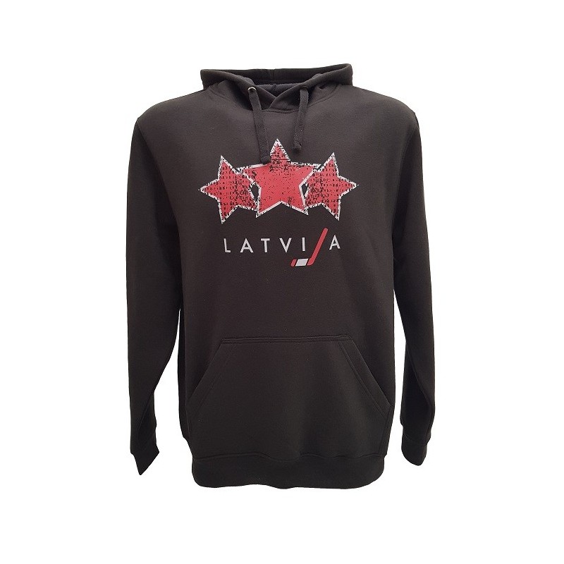 HOKEJAM.LV Senior Three Star Latvia Hoodie