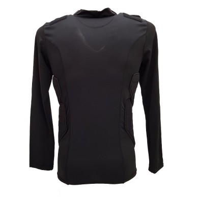 NO HESITATION Senior Long Sleeve Compression Shirt with Protection