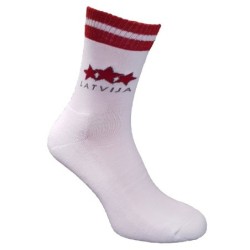 HOKEJAM.LV Long Three Star Latvija Training Socks