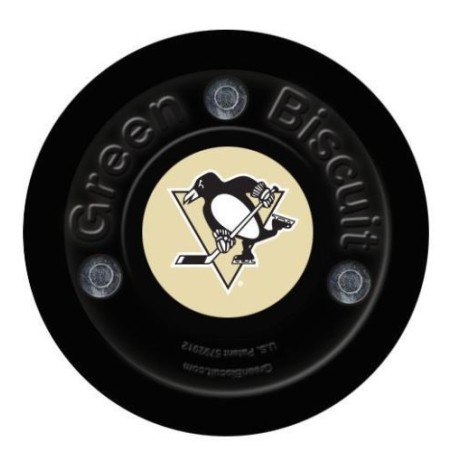 Green Biscuit Pittsburgh Penguins Off Ice Шайба