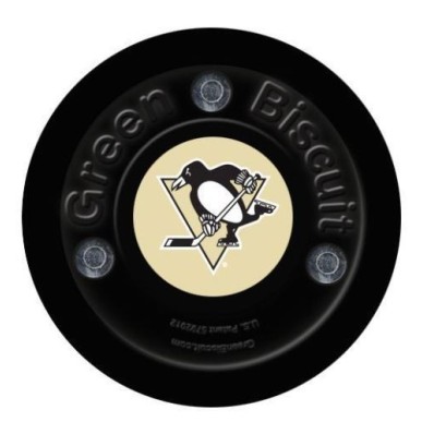 Green Biscuit Pittsburgh Penguins Off Ice Шайба