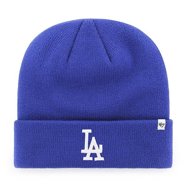 BRAND 47 Los Angeles Dodgers Raised Cuff Knit Ziemas Cepure